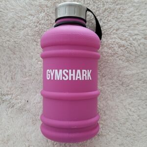 Gymshark Magenta Water Bottle with Silver Cap 1L, 32oz